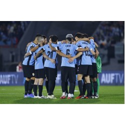 Uruguay's onwrikbare eergevoel en de kracht van hun voetbalgeest zitten in hun botten gegrift Uruguay's onwrikbare eergevoel en de kracht van hun voetbalgeest zitten in hun botten gegrift